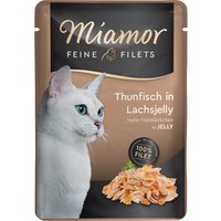 Miamor Feine Filets in Jelly 6 x 100 g - Thunfisch in Lachsjelly von Miamor