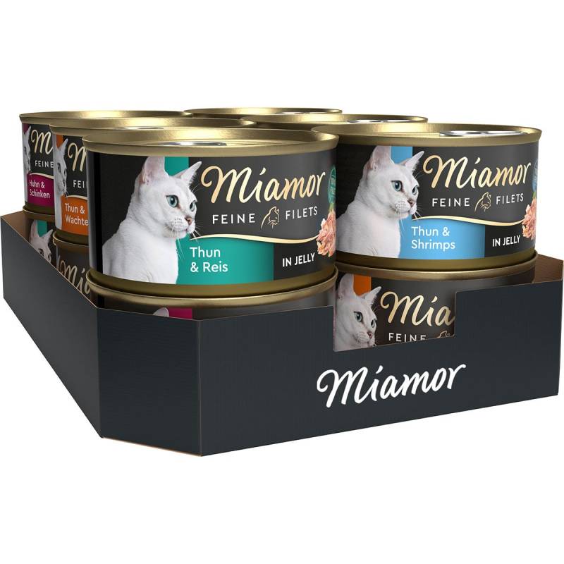 Miamor Feine Filets in Jelly Mixtray Dose 12x100g von Miamor