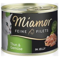 Miamor Feine Filets in Jelly Thunfisch & Gemüse 24x185 g von Miamor