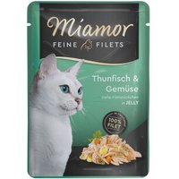 Miamor Feine Filets in Jelly Thunfisch & Gemüse 48x100 g von Miamor