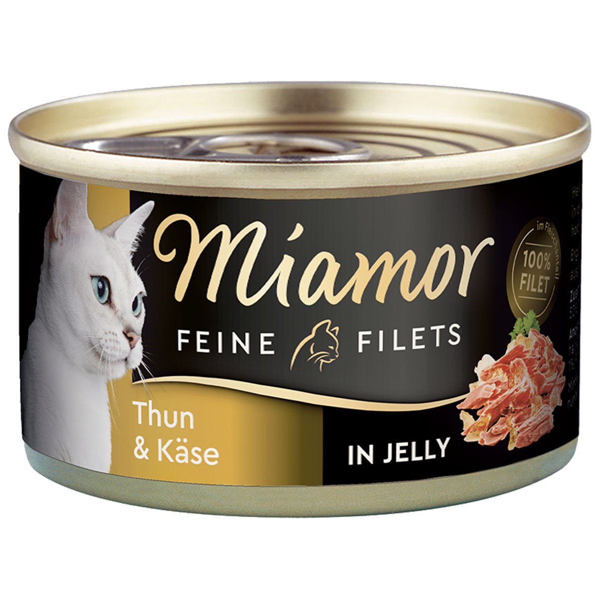 Miamor Feine Filets in Jelly Thunfisch und Käse 100g Dose 24x100g von Miamor