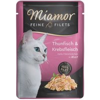 Miamor Feine Filets in Jelly Thunfisch & Krebs 48x100 g von Miamor