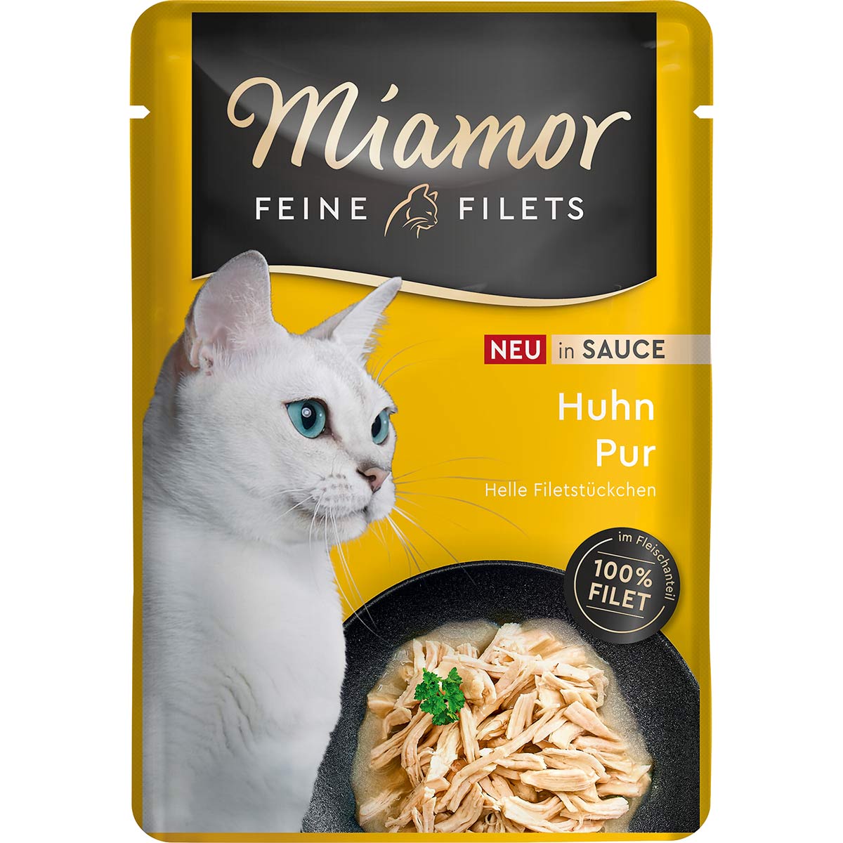 Miamor Feine Filets in Sauce Huhn Pur 24x100g von Miamor