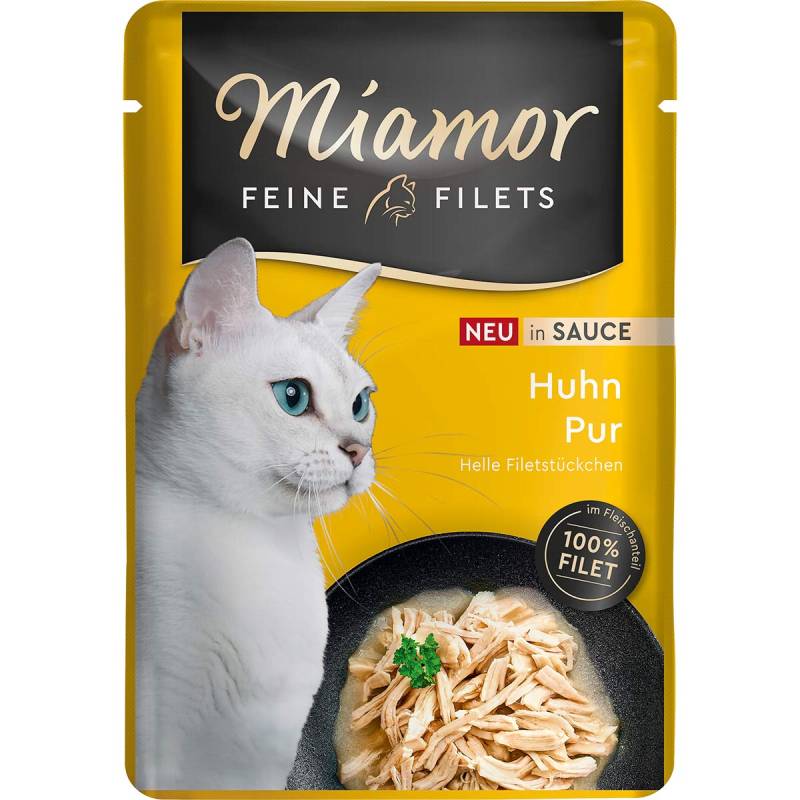 Miamor Feine Filets in Sauce Huhn Pur 24x100g von Miamor