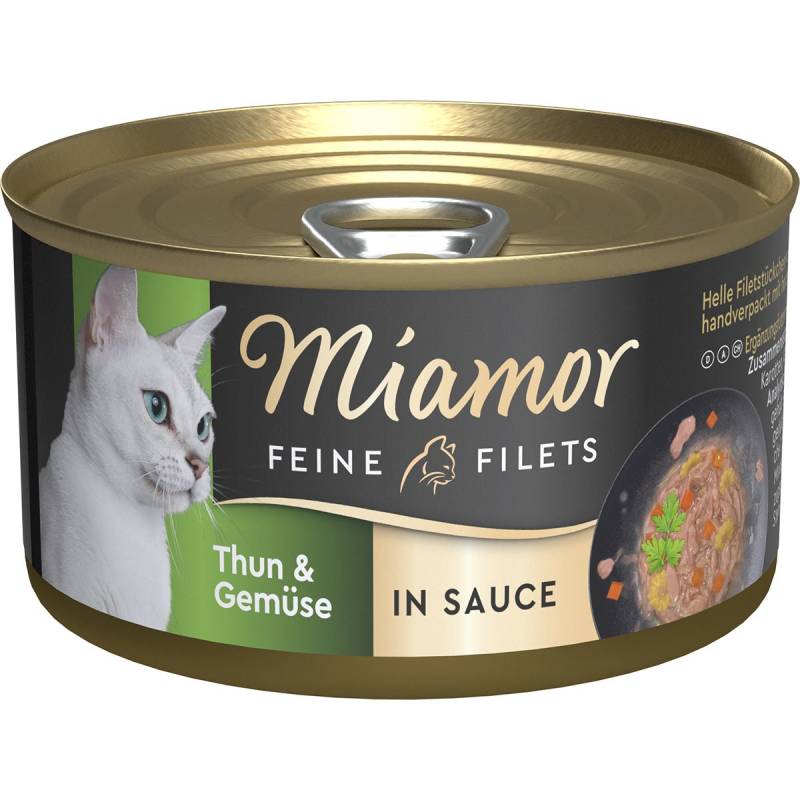 Miamor Feine Filets in Sauce Thun & Gemüse 24x85g von Miamor