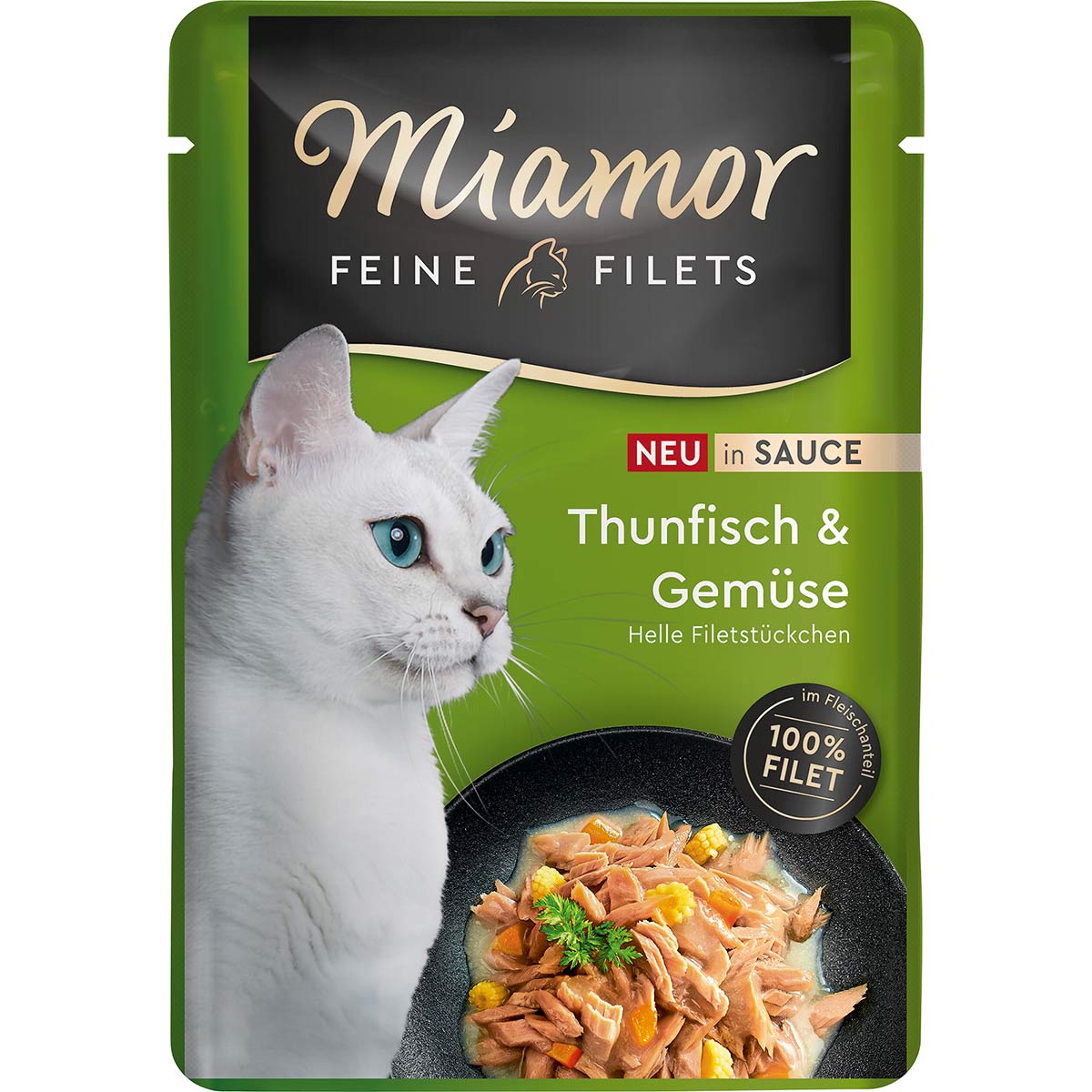 Miamor Feine Filets in Sauce Thunfisch und Gemüse 24x100g von Miamor