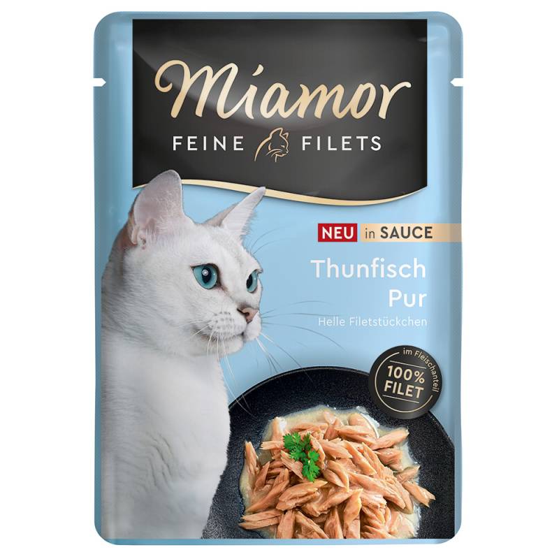 Miamor Feine Filets in Soße 6 x 100 g - Thunfisch Pur von Miamor