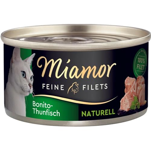 Miamor Feine Filets naturelle 80g Bonito-Thunfisch von Miamor