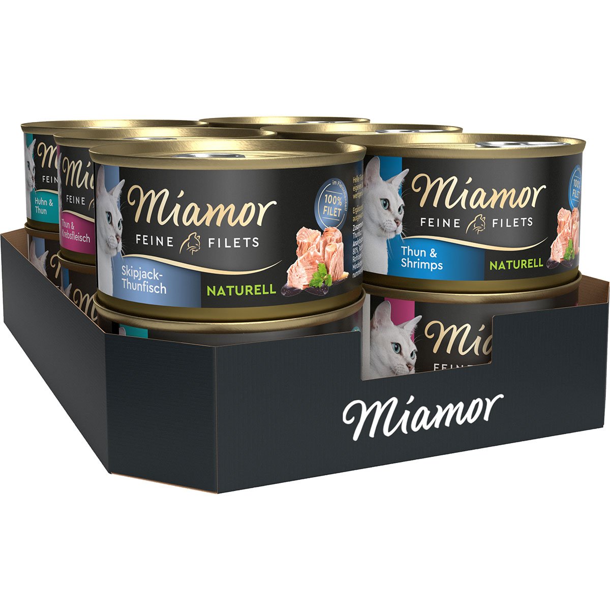 Miamor Feine Filets naturell Mixtray 1 24x80g von Miamor