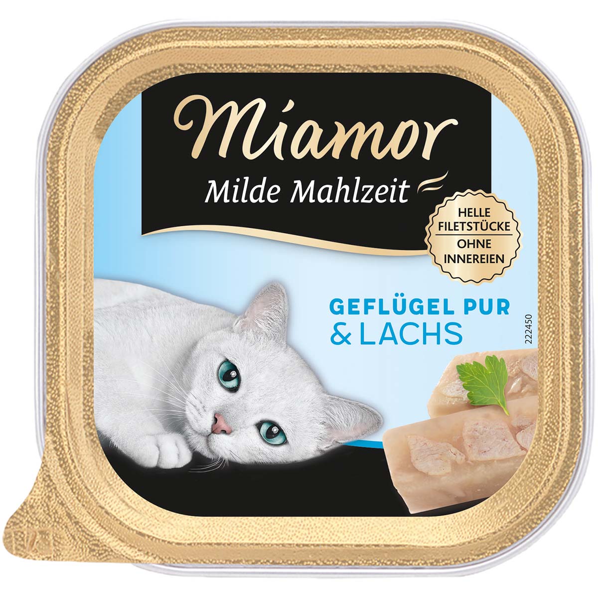 Miamor Milde Mahlzeit Geflügel Pur & Lachs 16x100g von Miamor