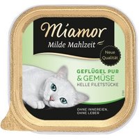 Miamor Milde Mahlzeit Geflügel pur & Gemüse 32x100 g von Miamor