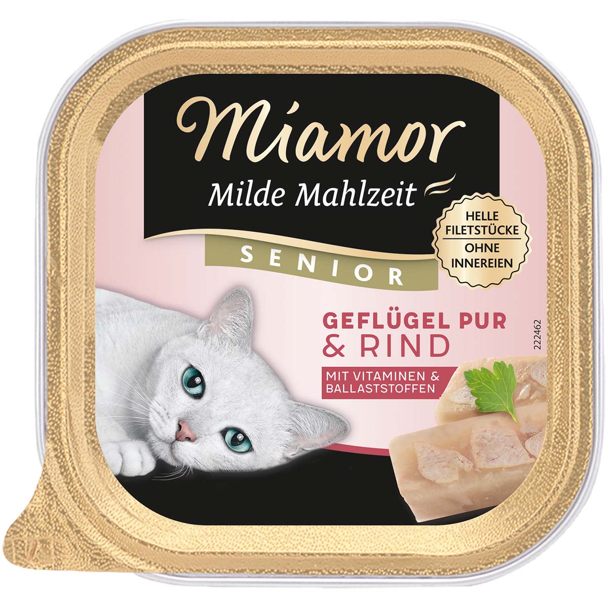 Miamor Milde Mahlzeit Senior Geflügel Pur & Rind 16x100g von Miamor