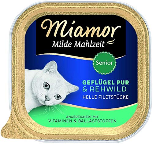 Miamor Milde Mahlzeit Senior Kaninchen & Huhnstückchen (16 x 100g) von Miamor