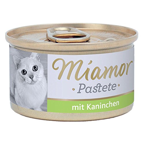 MIAMOR - Pastete | Nassfutter für ausgewachsene Katzen mit natürlichem Taurin. Getreidefreies Alleinfutter in der Dose ohne Soja und künstliche Zusätze | 12x85g Lachs von Miamor