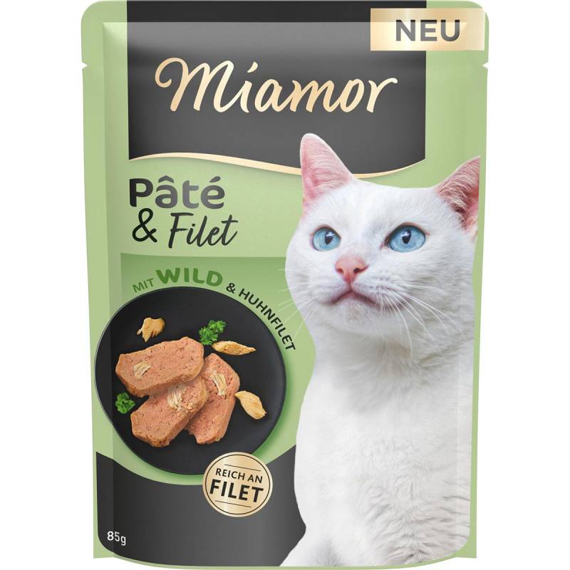 Miamor Pate & Filet mit Wild 10x85g von Miamor