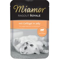 Miamor Ragout Royale Kitten 22 x 100 g - mit Geflügel von Miamor