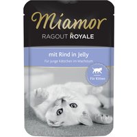 Miamor Ragout Royale Kitten 22 x 100 g - mit Rind von Miamor