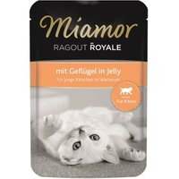 Miamor Ragout Royale Kitten Geflügel 22x100 g von Miamor