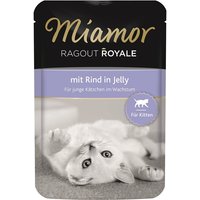 Miamor Ragout Royale Kitten Rind 22x100 g von Miamor