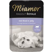 Miamor Ragout Royale Kitten Rind 22x100 g von Miamor