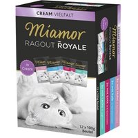 Miamor Ragout Royale in Cream Multimix 12x100g von Miamor