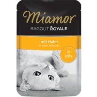 Miamor Ragout Royale in Jelly 22 x 100 g - Huhn von Miamor