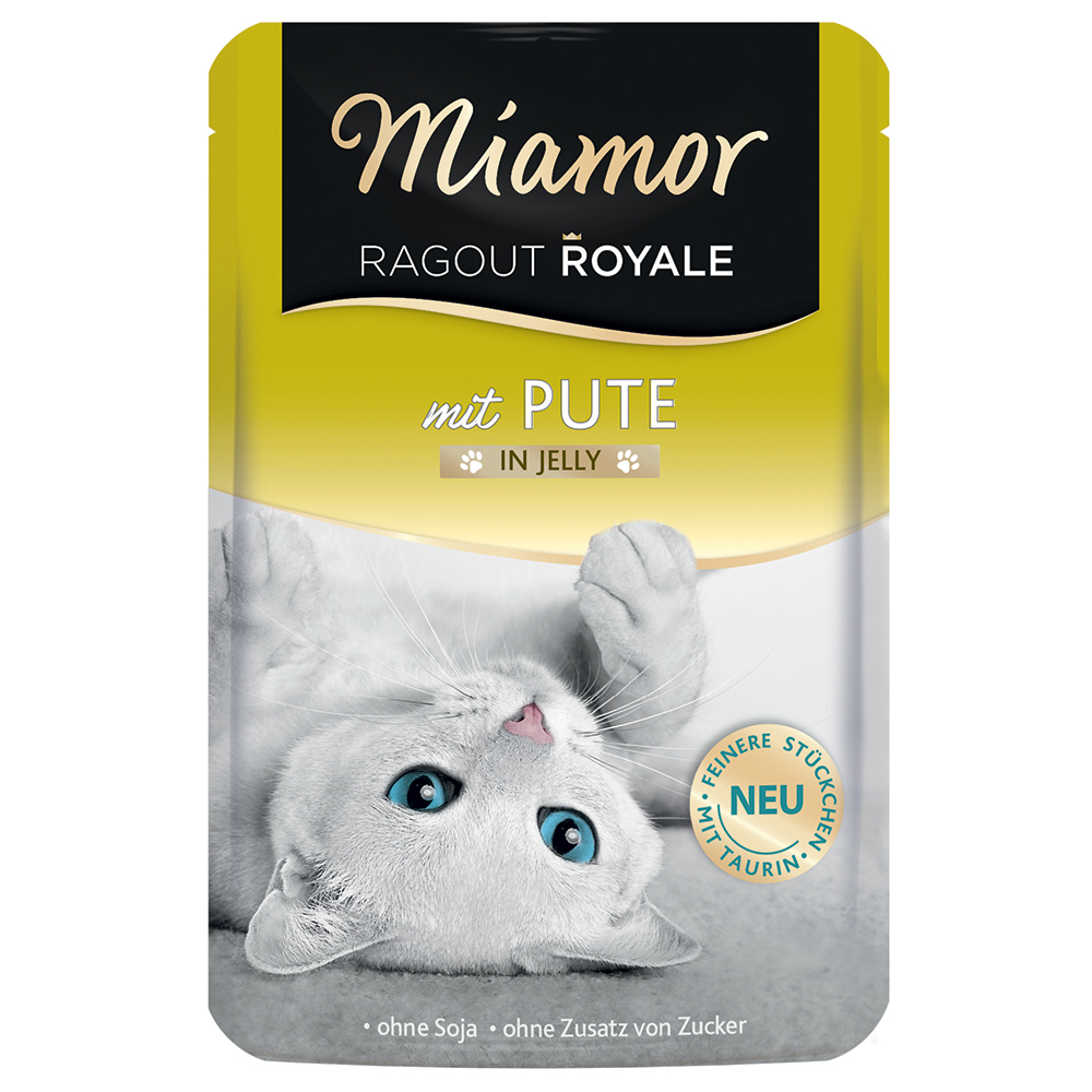 Sparpaket Miamor Ragout Royale in Jelly 22 x 100 g - Pute von Miamor