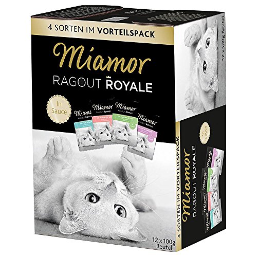 MIAMOR - Ragout Royale in Jelly Multibox Kitten | Nassfutter für Katzenkinder mit Ragout-Stückchen. Alleinfutter im Frischebeutel ohne Soja, Farb- und Konservierungsstoffe | 4x12x100g von Miamor