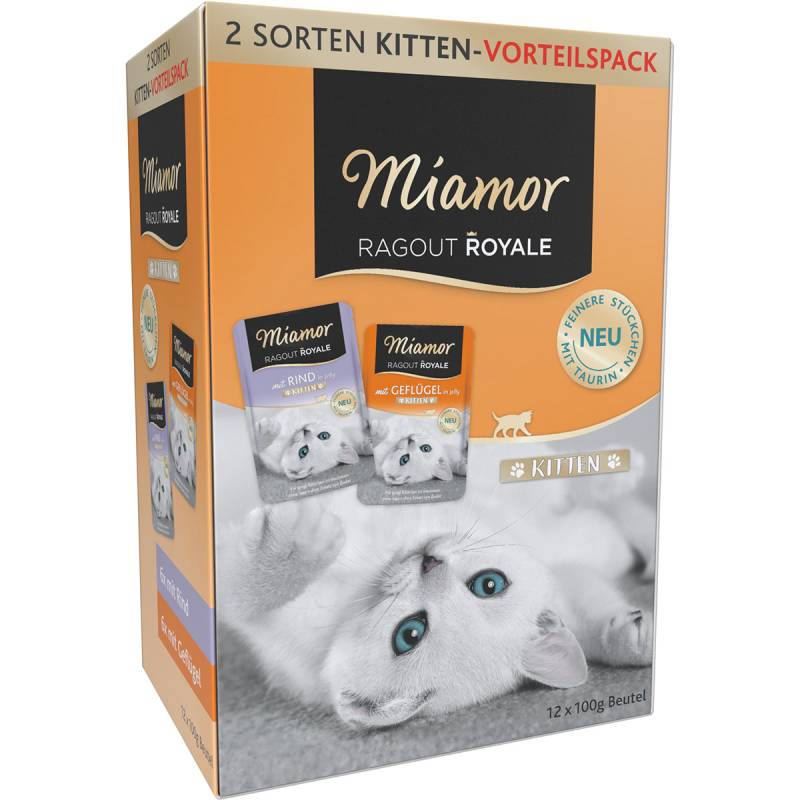 Miamor Ragout Royale in Jelly Multibox Kitten 48x100g von Miamor