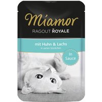 Miamor Ragout Royale in Sauce Huhn & Lachs 22x100 g von Miamor