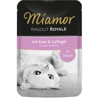 Miamor Ragout Royale in Sauce Ente & Geflügel 44x100 g von Miamor