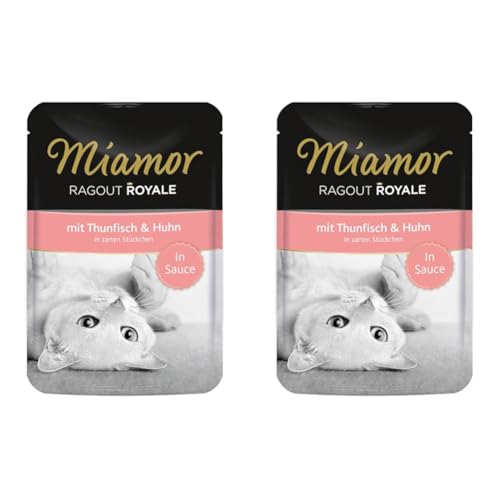 Miamor Ragout Royale in Sauce Thunfisch & Huhn 22x100g (Packung mit 2) von Miamor