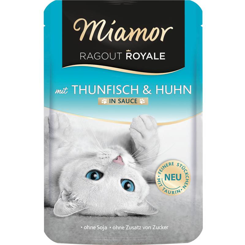 Miamor Ragout Royale in Sauce Thunfisch und Huhn 44x100g von Miamor