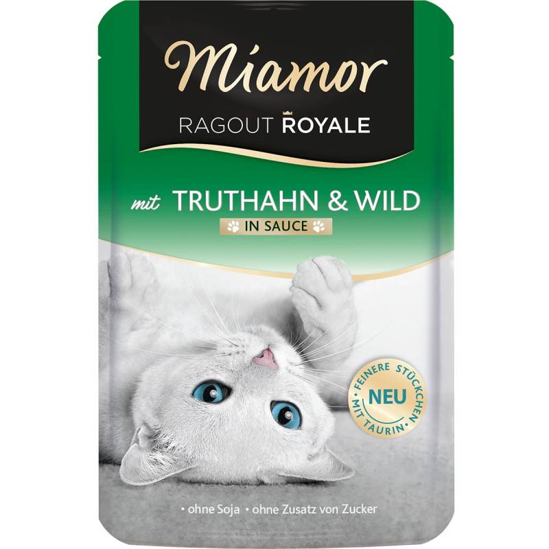 Miamor Ragout Royale Truthahn & Wild in Sauce 44x100g von Miamor