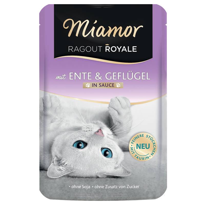 Sparpaket Miamor Ragout Royale in Soße 22 x 100 g -  Ente & Geflügel von Miamor