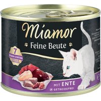 Sparpaket Miamor Feine Beute 24 x 185 g - Ente von Miamor