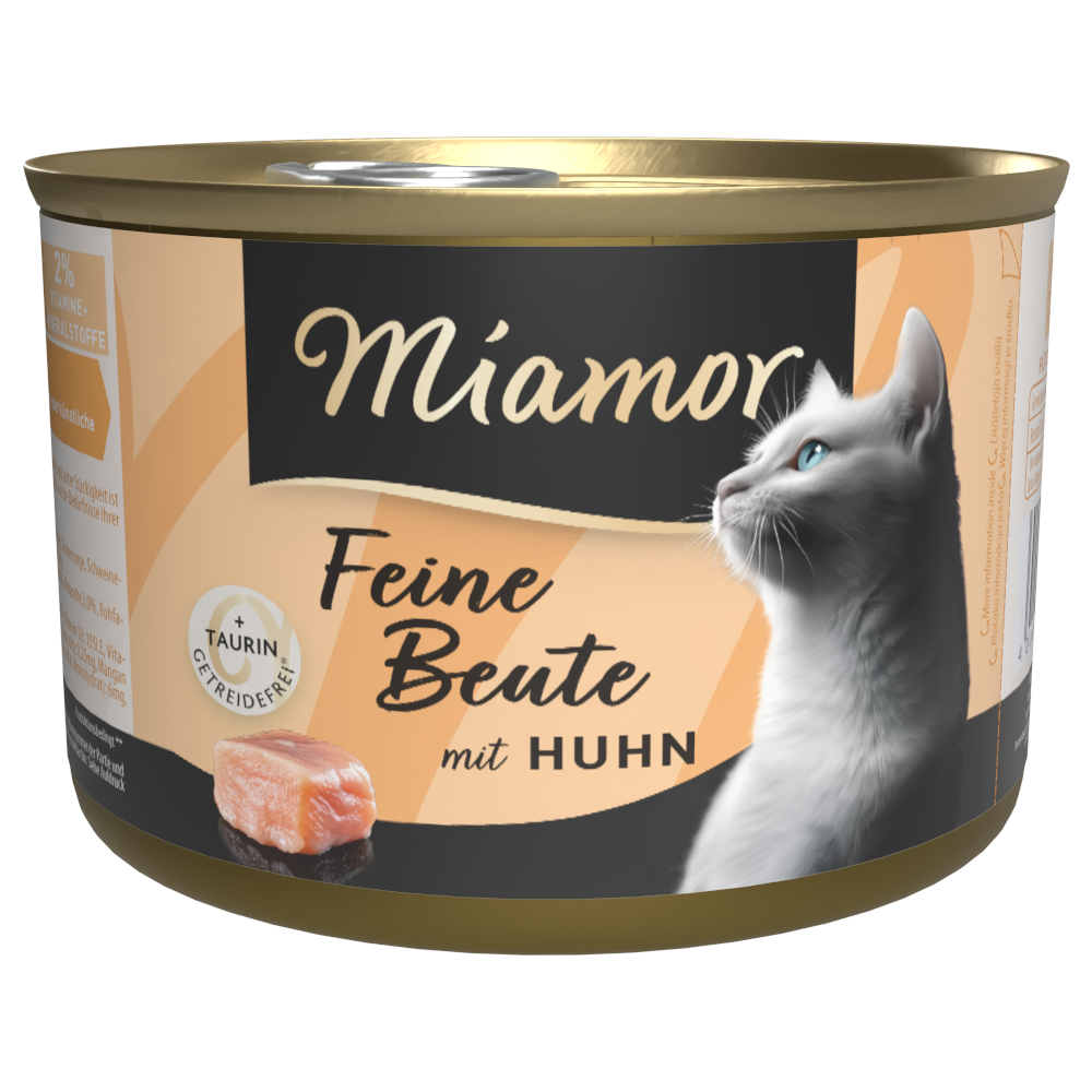 Sparpaket Miamor Feine Beute 24 x 185 g - Huhn von Miamor