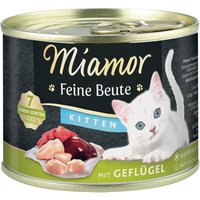 Sparpaket Miamor Feine Beute 24 x 185 g - Kitten Geflügel von Miamor