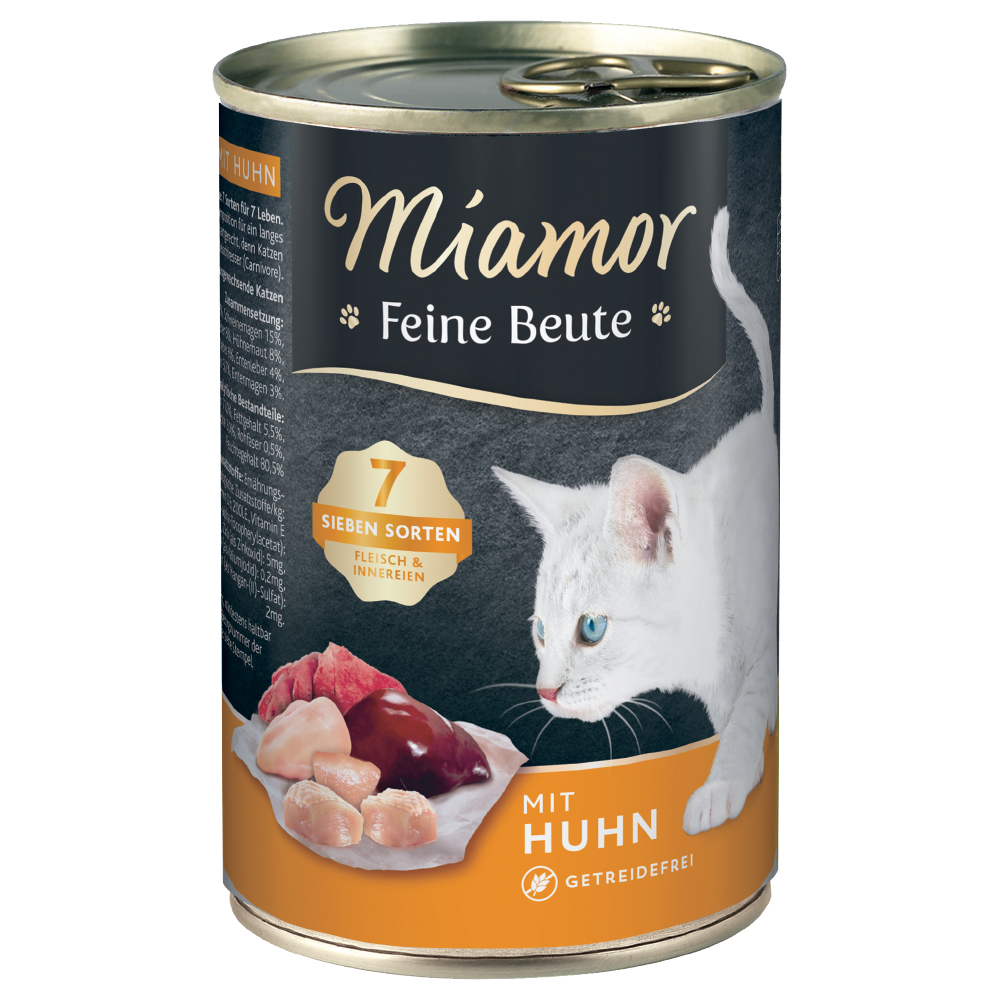 Sparpaket Miamor Feine Beute 24 x 400 g - Huhn von Miamor