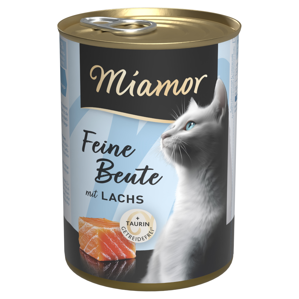 Sparpaket Miamor Feine Beute 24 x 400 g - Lachs von Miamor