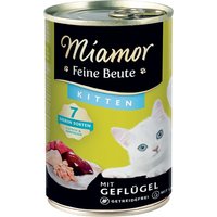 Sparpaket Miamor Feine Beute Kitten 24 x 400 g - Geflügel von Miamor