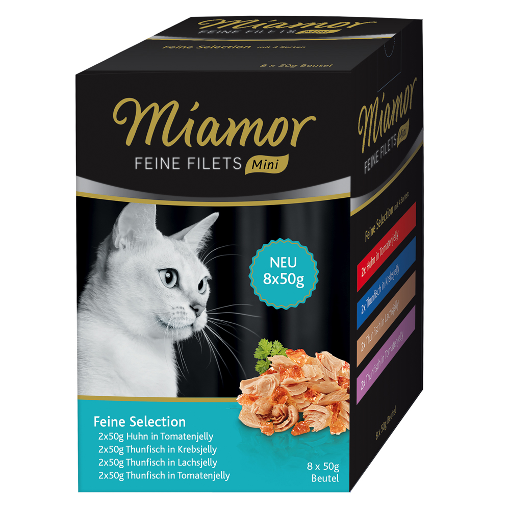 Sparpaket Miamor Feine Filets Mini Pouch 32 x 50 g - Feine Selection von Miamor