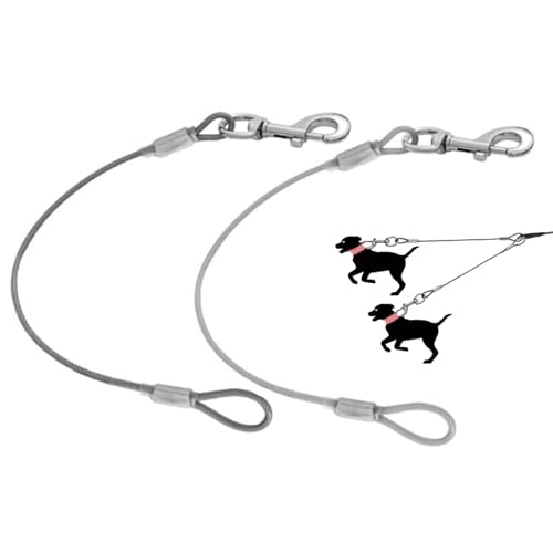 Kaufeste Hundeleinenverlängerung, unterstützt jede Leine, Halsband und Geschirr, Hundeleinenverlängerung für große und mittelgroße Hunde, zum Spazierengehen, Laufen und Trainieren, verheddert sich von Miao Chuai