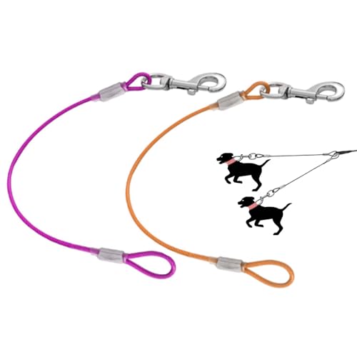 Miao Chuai Kaufeste Hundeleinenverlängerung, Unterstützung für jede Leine, Halsband und Geschirr, Hundeleinenverlängerung für große und mittelgroße Hunde, Spaziergänge, Laufen und Training von Miao Chuai