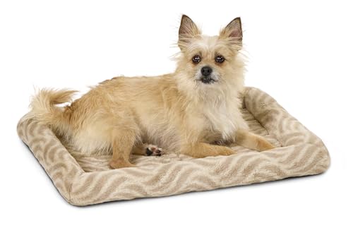 MidWest Homes For Pets QuiteTime 40224-WVTN Deluxe-Bett für kleine Hunde, leicht maschinenwaschbar und trocknergeeignet, Hellbraun, 61 cm von MidWest Homes for Pets