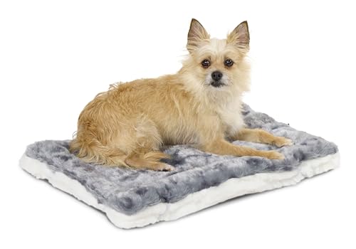 MidWest Homes For Pets Wendbares Haustierbett, maschinenwaschbar, ideal für kleine Hunderassen, Grau gepunktet, 61 cm, 40224-FVGYS von MidWest Homes For Pets