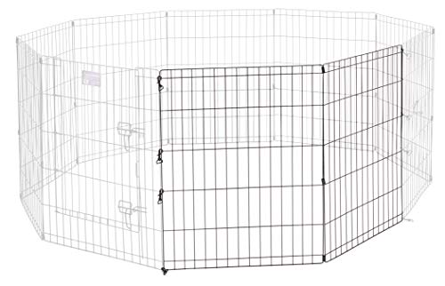 MidWest Homes For Pets Universal Haustier-Laufgitter, 2-Panel-Verlängerungs-Set, passend für Metall-Hunde-Stifte, 76,2 x 76,2 cm, 2 Stück von MidWest Homes for Pets