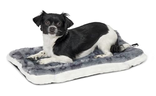 MidWest Homes For Pets Wendbares Haustierbett, maschinenwaschbar, ideal für kleine Hunderassen, Grau gepunktet, 55,9 cm, 40222-FVGYS von MidWest Homes for Pets