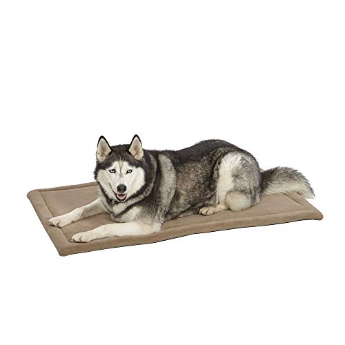 MidWest Homes for Pets Deluxe Modell 40648-TP Haustierbett für Hund/Katze, Mikrofrottee, 122 cm lang, taupe von MidWest Homes for Pets