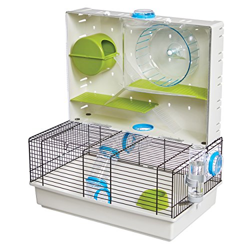 MidWest Homes for Pets Hamsterkäfig | Awesome Arcade Hamster Home (Weiß) | 47 x 29 x 54 cm von MidWest Homes for Pets